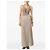 Autre Marque Falda Maxi Plisada AMI Alexandre Mattiussi Beige - vista 7