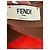 Fendi Colorblock-Wollrock Braun Weiß Rot - Ansicht 3