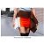 Fendi Colorblock-Wollrock Braun Weiß Rot - Ansicht 5