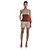 Fendi Colorblock trägerloses Top Braun Rot Hellblau - Ansicht 5