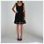 Vestido Dolce & Gabbana de seda com estrelas e renda Cameo Preto - vista 7