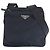 Prada Tessuto Triangle Logo Shoulder Bag Black