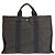 Hermès Sac cabas en toile Hermes Gris