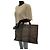 Hermès Sac cabas en toile Hermes Gris - vue 7