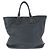 Saco Tote Prada VITELLO DAINO Preto - vista 2