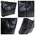 Borsa Tote Prada Nera Smalto Nero - vista 5