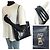 Borsa Tote Prada Nera Smalto Nero - vista 7