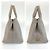 Bolso Tote Prada Canapa Triangle Logo Gris - vista 8