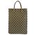 Gucci Tote Bag Brown Beige Cloth - view 2