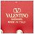 Valentino Garavani Portafoglio bifold Valentino in vitello Rockstud Rosso - vista 6
