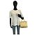 Saco tote Prada em cetim amarelo - vista 7