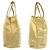 Saco tote Prada em cetim amarelo - vista 8
