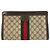 Pochette Gucci Marrone Beige in Tela - vista 2