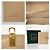 Portafoglio compatto Gucci G Logo Marrone Beige - vista 3