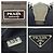 Borsa Tote Prada Tessuto con logo triangolare Nero - vista 4
