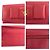 Portafoglio lungo Prada Saffiano Ribbon Rosa - vista 9