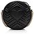 Bolsa de Ombro Mini Redonda GG Marmont em Couro Matelassé Gucci Preto - vista 3