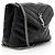 Autre Marque Borsa a tracolla Small LouLou in pelle di vitello matelassé con monogramma Saint Laurent Nero - vista 2