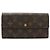Carteira Longa Monogram Louis Vuitton Marrom
