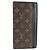 Cartera larga Louis Vuitton Brazza Castaño - vista 2