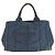 Saco Tote Prada Canapa Azul