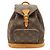 Mochila Louis Vuitton Mini Montsouris Marrom