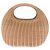 Sacai Sac Rattan Round NATURAL Marrone - vista 3