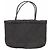 Autre Marque Cabas tressé Bagu Noir Nero