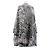 Christian Dior Poncho in cashmere beige e blu navy - vista 2