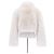 Autre Marque Chaqueta de piel blanca Blanco - vista 2