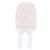 Autre Marque Falda lápiz de plumas ARAKII blanca Blanco