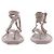 Autre Marque Sandali ST AGNI in pelle color taupe Beige - vista 3