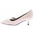 Autre Marque HERBERT LEVINE Pumps aus Leder Beige Größe 38 - Ansicht 2