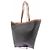 Céline Braune Ledertasche mit Logos - Ansicht 2