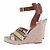 Emilio Pucci Espadrilles compensées vertes Green - view 2