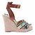 Emilio Pucci Espadrilles compensées vertes Green - view 6