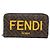 Fendi Zucca Zip-Around Wallet Brown