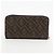 Fendi Zucca Zip-Around Wallet Brown - view 2