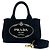 Tote Borsa a tracolla 2-Way Prada Canapa Logo Canvas Nero