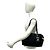 Prada Logo Hardware Tessuto Pocono Nylon Tote Bag Schwarz - Ansicht 2