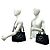 Tote Prada Canapa Triangle Logo Hardware Canvas Handbag Black - view 2