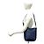 Céline Borsa a tracolla in pelle Celine Sangle Bucket Small Blu navy - vista 2