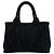 Bolso de mano PRADA Canapa Mini Tote Bag Negro - vista 3
