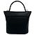 Borsa a tracolla 2-Way in pelle con logo traforato Yves Saint Laurent YSL Nero - vista 3