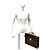 Borsa Business Louis Vuitton Altona PM Damier in Pelle Marrone - vista 2