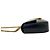 Céline Bolsa Mini Semi One Shoulder em couro com corrente e logo Triomphe Celine Claude Preto - vista 5
