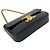 Céline Bolsa Mini Semi One Shoulder em couro com corrente e logo Triomphe Celine Claude Preto - vista 7