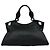 Cartier Marcello Handtasche aus Leder mit perforiertem Logo Schwarz