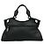 Cartier Marcello Handtasche aus Leder mit perforiertem Logo Schwarz - Ansicht 3
