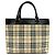 Bolsa Burberry Nova Check em lona e couro Marrom Bege - vista 3